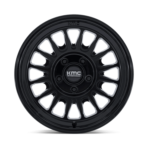 17x8 KMC KM733 Impact FFT Gloss Black 6x130 ET32 CB84.1 Wheel Rim