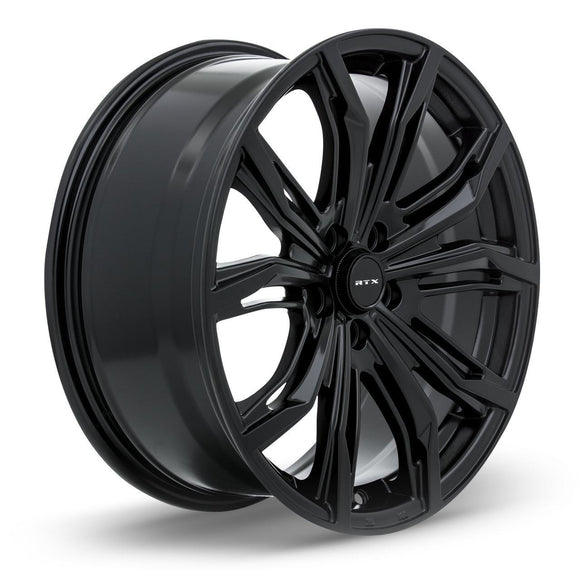 18x8 RTX Black Widow Satin Black 5x112 ET42 wheel/rim