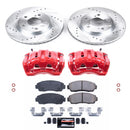PowerStop Z23 Daily Driver Carbon-Fiber Ceramic Pads Drilled & Slotted Rotor & C