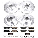 PowerStop Z23 Daily Driver Carbon-Fiber Ceramic Brake Pad and Drilled & Slotted