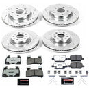 PowerStop Z26 Street Performance Ceramic Brake Pad and Drilled & Slotted Rotor K