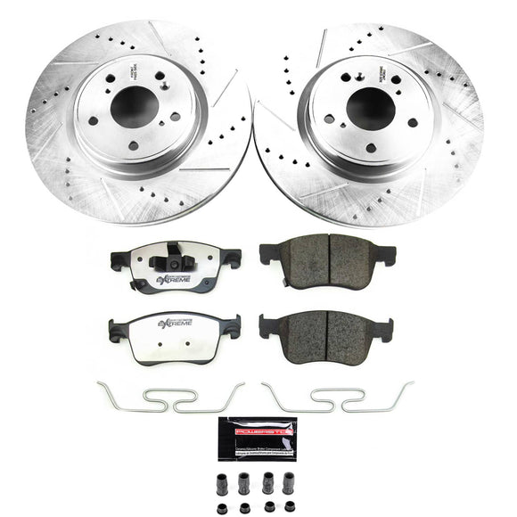 PowerStop Z26 Street Performance Ceramic Brake Pad and Drilled & Slotted Rotor K