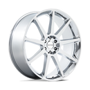 22X9.5 Status Mammoth Chrome 5X112 ET20 Wheel Rim-1