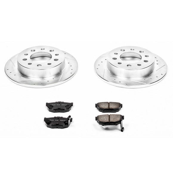 PowerStop Z23 Daily Driver Carbon-Fiber Ceramic Brake Pad and Drilled & Slotted