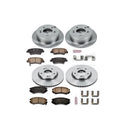 PowerStop OE Stock Replacement Low-Dust Ceramic Brake Pad and Rotor Kit