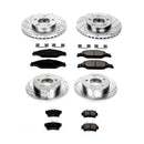 PowerStop Z23 Daily Driver Carbon-Fiber Ceramic Brake Pad and Drilled & Slotted