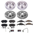 PowerStop OE Stock Replacement Low-Dust Ceramic Brake Pad and Rotor Kit