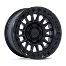 17X8.5 KMC KM552 IMS Matte Black W/ Gloss Black Lip 6x135 ET-10 Wheel Rim