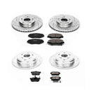 PowerStop Z23 Daily Driver Carbon-Fiber Ceramic Brake Pad and Drilled & Slotted