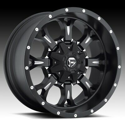 20x9 Fuel Off-Road D517 Krank Matte Black Milled 5x139.7 ET20 CB110.1 Wheel Rim