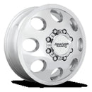 17X6 American Racing AR204 BAJA DUALLY POLISHED 8X165.1 ET111 wheel/rim