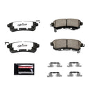 PowerStop Z36 Truck And Tow Carbon-Fiber Ceramic Brake Pads With Hardware