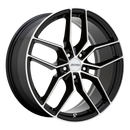 19X8 Petrol P5C Gloss Black W/ Machined Face 5X112 ET40 wheel/rim