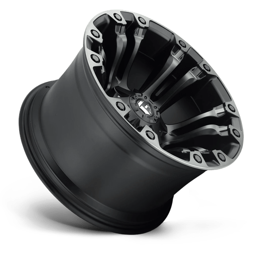 20x9 Fuel Off-Road D851 Vapor Matte Black Gray Tint 8x180 ET20 CB124.2 Wheel Rim