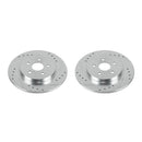 PowerStop Evolution Drilled Slotted Rotors Pair Rear For Lexus CT200h