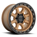 20X9 KMC KM548 CHASE Matte Bronze With Black Lip 5X127 ET0 wheel/rim-2