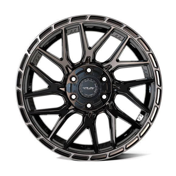 4Play Sport2.0 4PS28 20x9 Black Brushed Face Wheel 6x139.7 ET-6 CB106.1