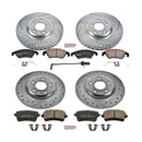 PowerStop Z23 Daily Driver Carbon-Fiber Ceramic Brake Pad and Drilled & Slotted