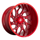 20x8.25 Fuel Off-Road D742 Runner Candy Red Milled 8x165.1 ET-240 CB121.5 Wheel
