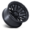 17x9 Fuel Off-Road FC881 Surge Matte Black Gloss Black Lip 5x127 ET1 Wheel