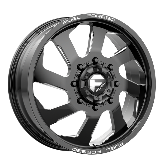 20X8.25 Fuel MONO DD39 FF39D Gloss Black Milled 8X200 ET-202 wheel/rim