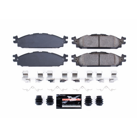 PowerStop Z23 Evolution Sport Carbon-Fiber Brake Pads With Hardware
