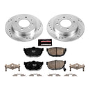 PowerStop Z23 Daily Driver Carbon-Fiber Ceramic Brake Pad and Drilled & Slotted