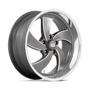20X9.5 US Mag 1PC U133 Desperado Gray 5X120.65 5X4.75 ET1 Wheel Rim-2