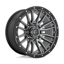22x10 Fuel Off-Road D680 Rebel Matte Gun Metal Black Bead Ring 8x180 ET-18 Wheel