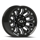 20x9 Vision 362 Armor Gloss Black Milled Spoke Wheel 8x170 ET12 CB125.2