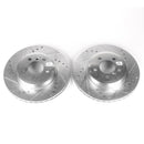PowerStop Evolution Drilled Slotted Rotors Pair Front For BMW X3