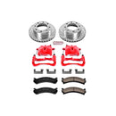 PowerStop Z23 Daily Driver Carbon-Fiber Ceramic Pads Drilled & Slotted Rotor & C