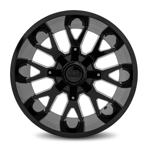 20x12 Hardrock Affliction Gloss Black 8x170 ET-44 wheel/rim