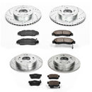 PowerStop Z23 Daily Driver Carbon-Fiber Ceramic Brake Pad and Drilled & Slotted