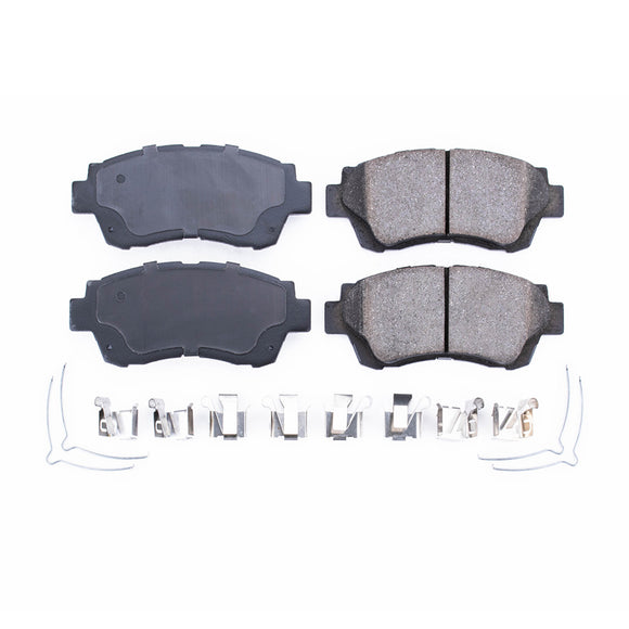 PowerStop Z17 Evolution Ceramic Brake Pads With Hardware