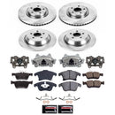 OE Stock Replacement Low-Dust Ceramic Brake Pad, Rotor and Caliper Kit