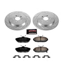 PowerStop Z23 Daily Driver Carbon-Fiber Ceramic Brake Pad and Drilled & Slotted
