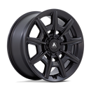 22X9 Asanti Black ABL-41 Esquire Black 5X115 5X120 ET15 Wheel Rim-1