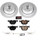 PowerStop Genuine Geomet Coated Rotor and Carbon-Fiber Ceramic Brake Pad Kit