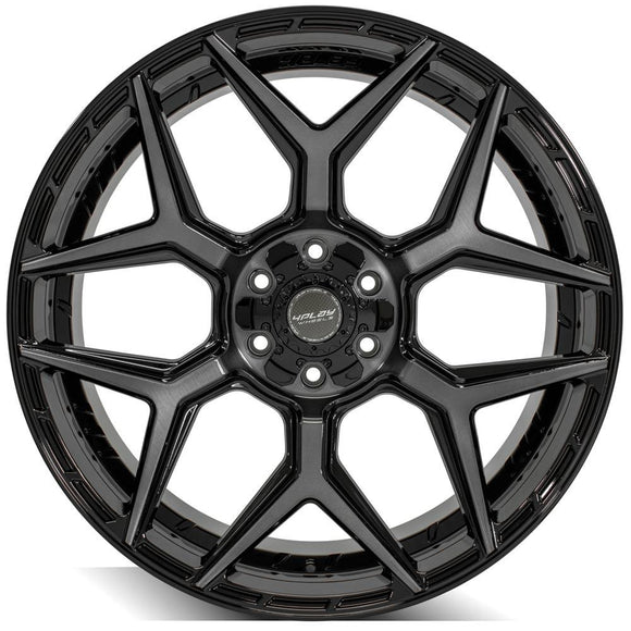4Play Gen3 4P06 24x10 Black Brushed Face Tinted Wheel 6x139.7 ET18 CB106.1