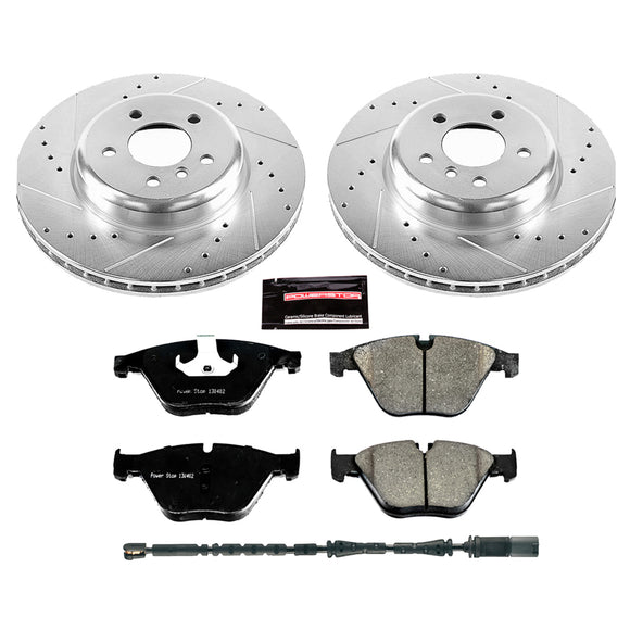 PowerStop Z23 Daily Driver Carbon-Fiber Ceramic Brake Pad and Drilled & Slotted