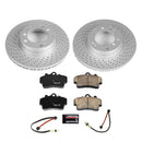 PowerStop Genuine Geomet Coated Rotor and Carbon-Fiber Ceramic Brake Pad Kit