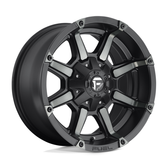 18x9 Fuel Off-Road D556 Coupler Matte Black Double Dark Tint 6x135 ET1 Wheel