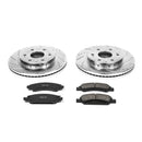 PowerStop Z23 Daily Driver Carbon-Fiber Ceramic Brake Pad and Drilled & Slotted