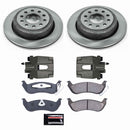 PowerStop OE Stock Replacement Low-Dust Ceramic Brake Pad, Rotor and Caliper Kit