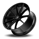 22x9 Curva CFF46 Gloss Black 5x130 ET40 wheel/rim-4
