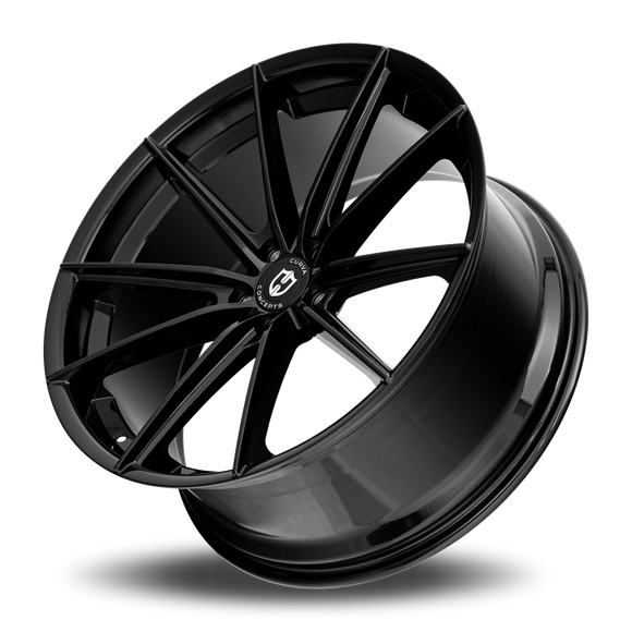 22x9 Curva CFF46 Gloss Black 5x130 ET40 wheel/rim