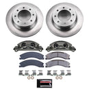 PowerStop OE Stock Replacement Low-Dust Ceramic Brake Pad, Rotor and Caliper Kit