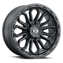 17x9 Vision 405 Korupt Satin Black Wheel 8x170 ET12 CB125.2