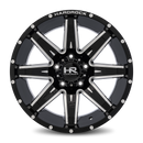 20x10 Hardrock Painkiller XPosed Gloss Black Milled 6x139.7 ET-19 wheel/rim-1